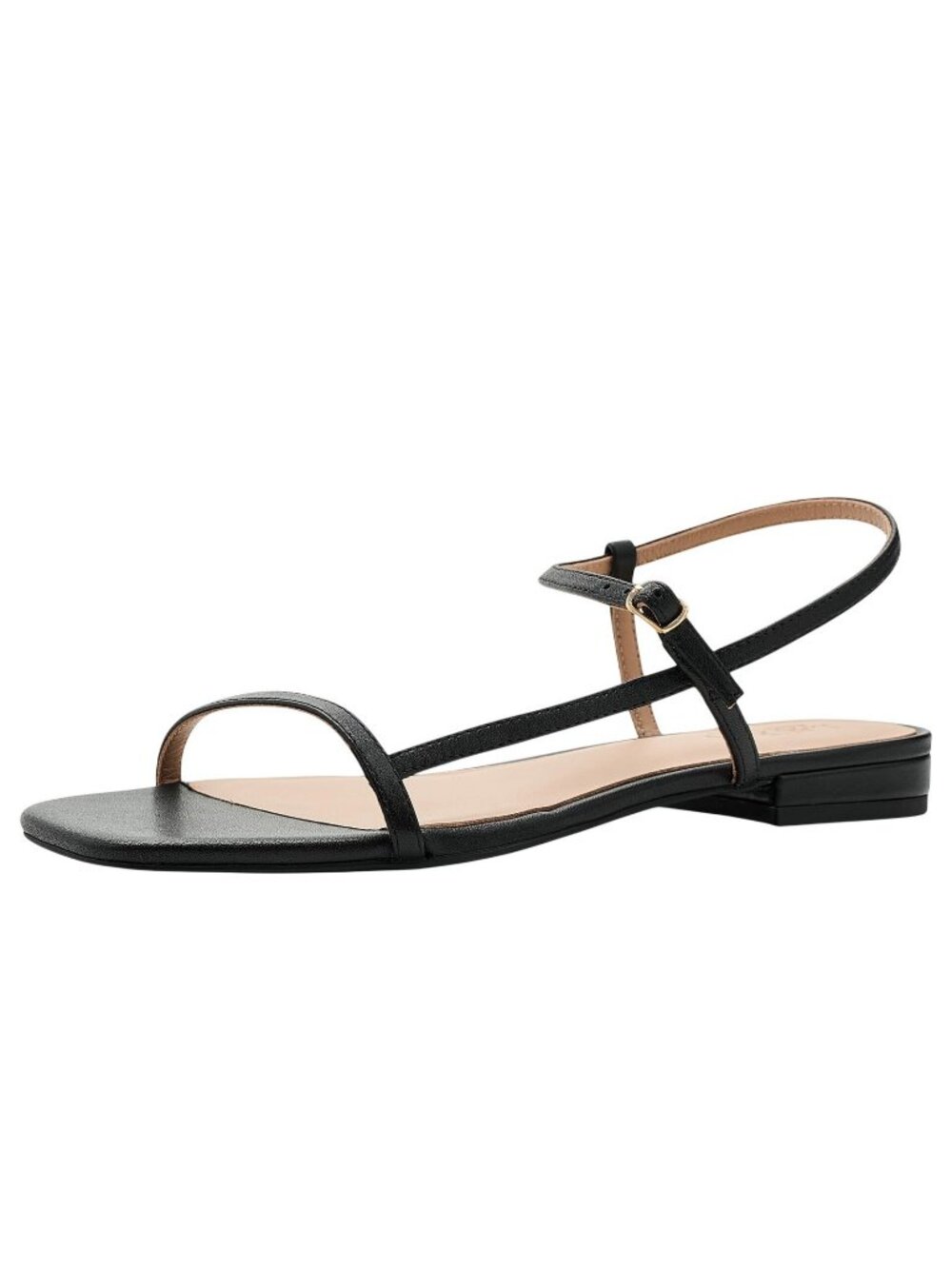 NWT Lauren Ralph Lauren Lainee Nappa Leather Sandals 802P04394001 Black 10B